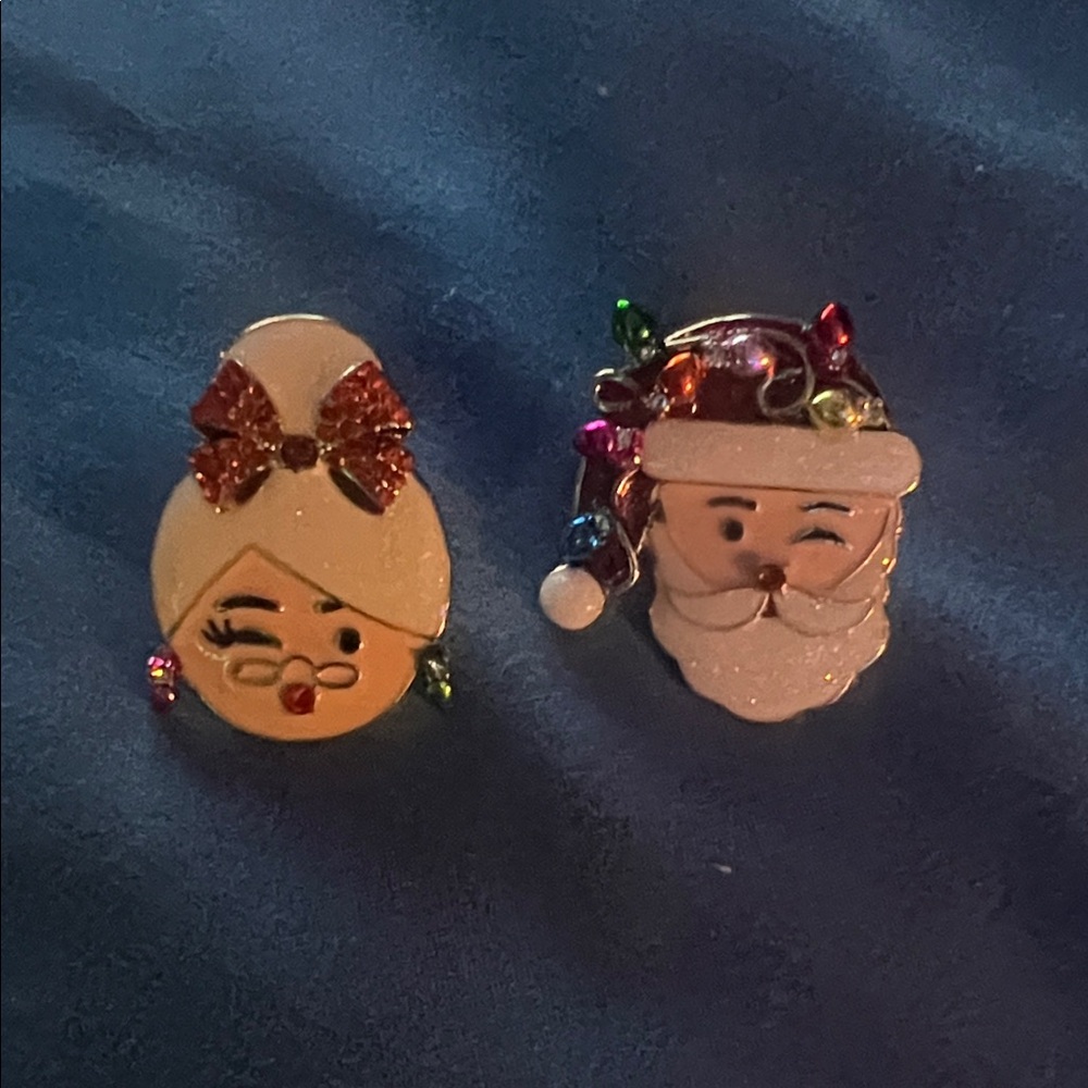SUGARFIX by BaubleBar Santa & Mrs. Claus Christmas Earrings Statement